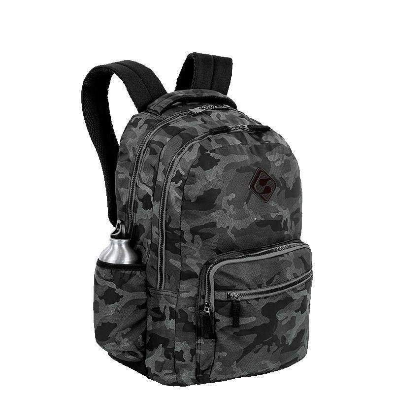 Mochila 2 Compartimentos Sestini College 3 - Camuflado Cinza Cinza 10