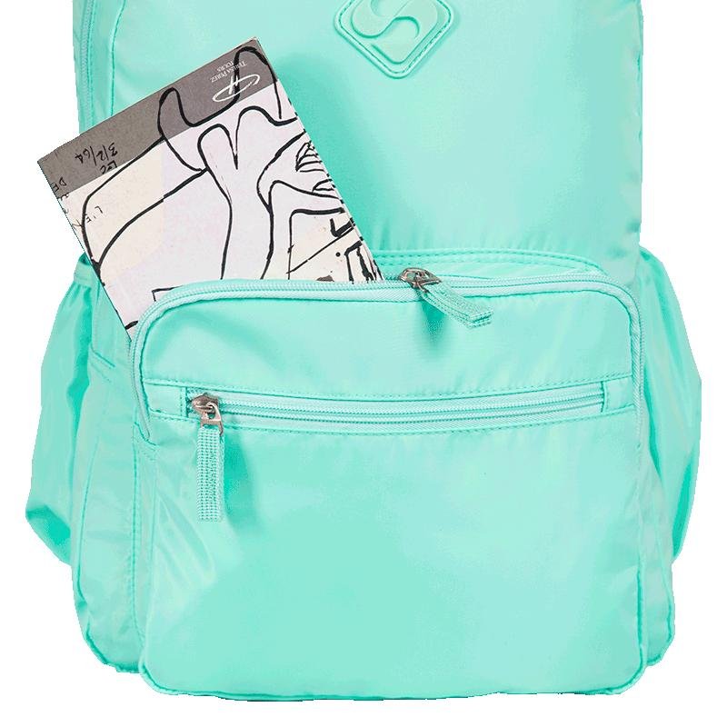 Mochila 2 Compartimentos Sestini College 4 Verde - Água Verde 7