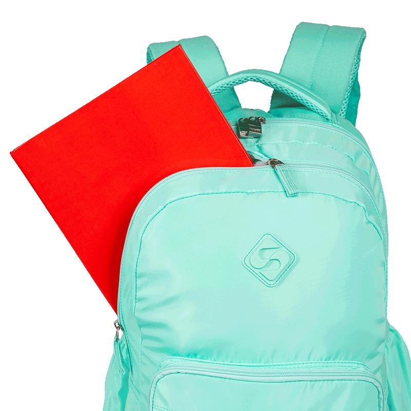 Mochila 2 Compartimentos Sestini College 4 Verde - Água Verde 8