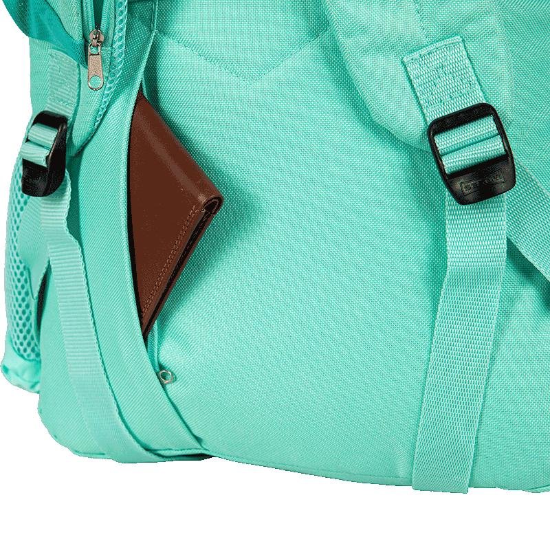 Mochila 2 Compartimentos Sestini College 4 Verde - Água Verde 10