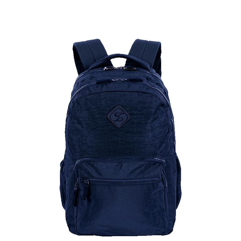 Mochila 2 Compartimentos Sestini College Crinkle 3 - Azul
