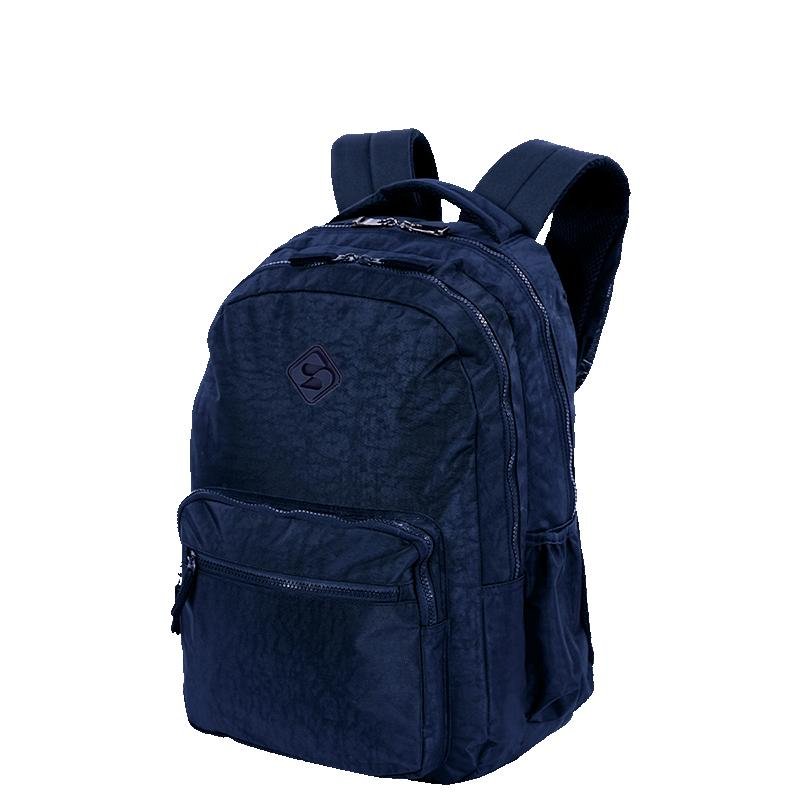 Mochila 2 Compartimentos Sestini College Crinkle 3 - Azul Azul 3