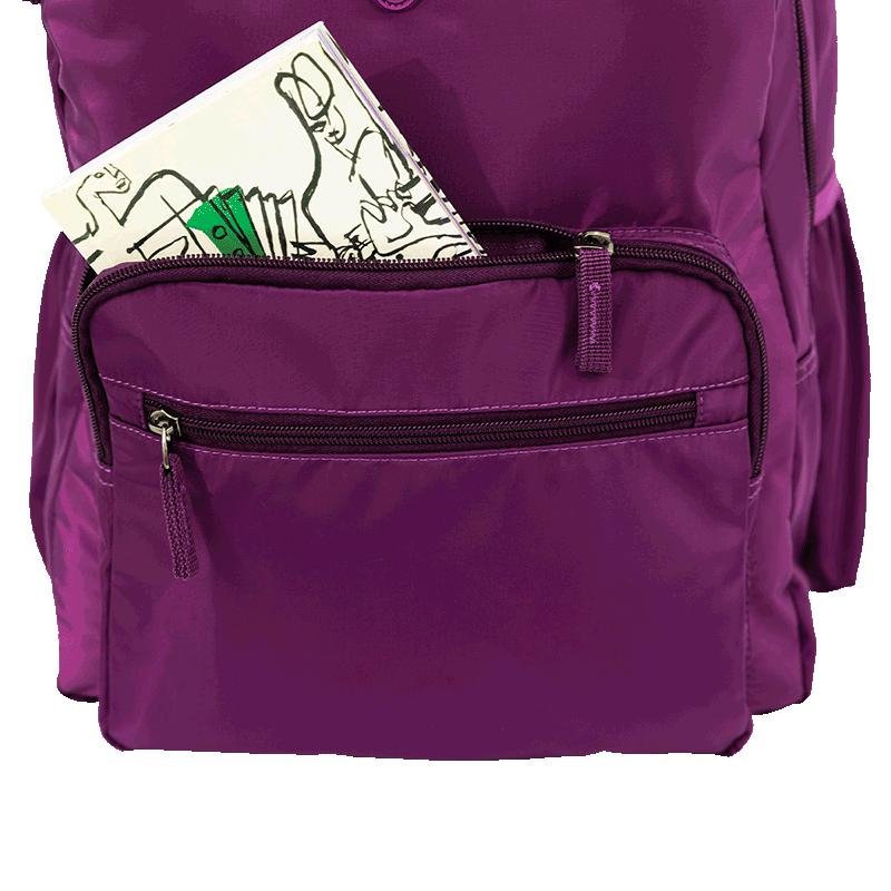 Mochila 2 Compartimentos Sestini College 4 Roxo - Cintilante Roxo 8