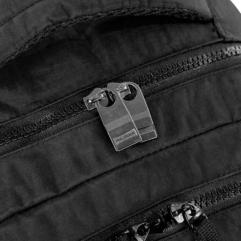 Mochila 2 Compartimentos Sestini College Crinkle 3 - Preto Preto 7