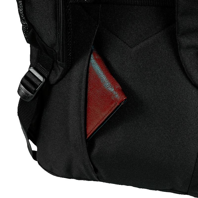 Mochila 2 Compartimentos Sestini College Crinkle 3 - Preto Preto 8