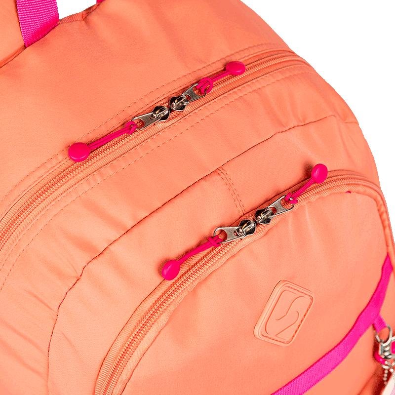 Mochila 2 Compartimentos Sestini Lover Laranja - Pêssego Laranja 8