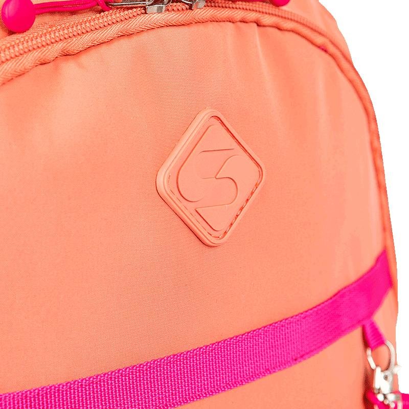 Mochila 2 Compartimentos Sestini Lover Laranja - Pêssego Laranja 9