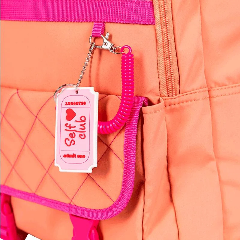 Mochila 2 Compartimentos Sestini Lover Laranja - Pêssego Laranja 10