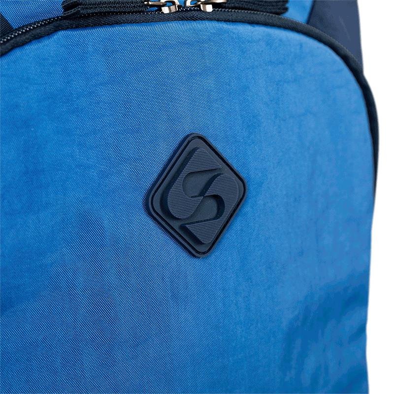 Mochila Carrinho 2 Compartimentos Sestini Rolling 2 Double - Azul Azul 8