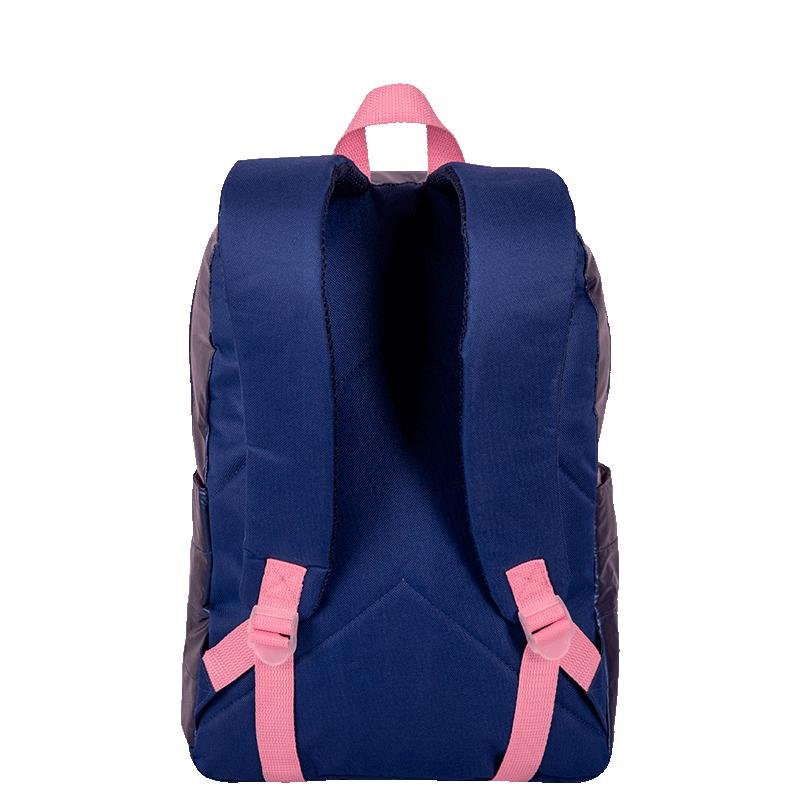 Mochila Grande Capricho Puffer Azul - Metálico Azul 4