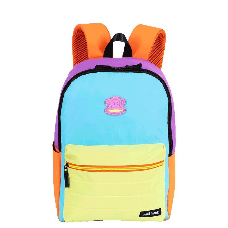 Mochila Grande Paul Frank Authentic - Orange Mix