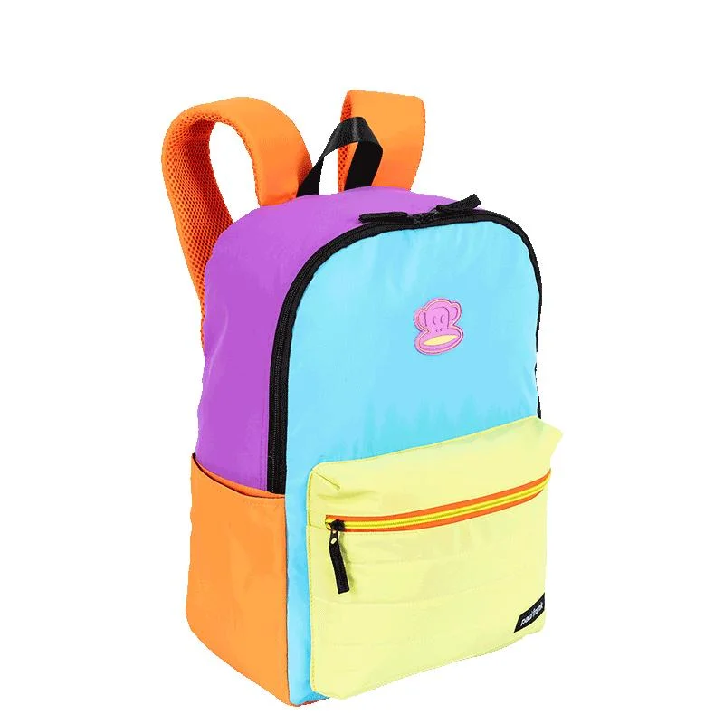 Mochila Grande Paul Frank Authentic - Orange Mix Multicores 2