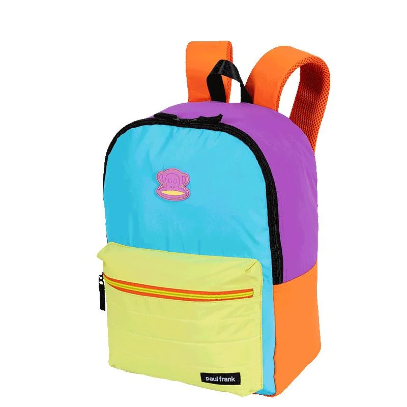 Mochila Grande Paul Frank Authentic - Orange Mix Multicores 3