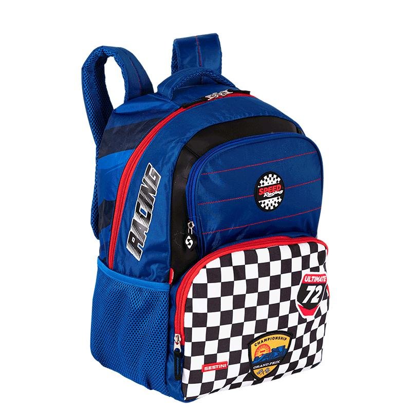 Mochila Grande Sestini Racing - Colorido Multicores 2