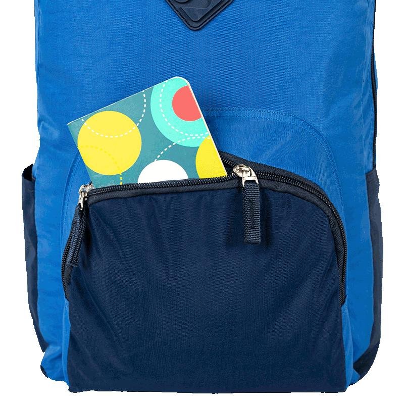 Mochila Sestini Happy Crinkle 2 Double - Azul Azul 5