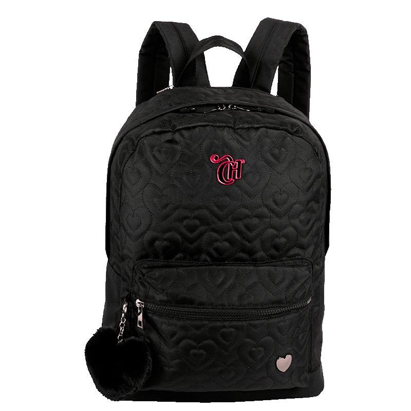 Mochila Grande Capricho Crush - Preto