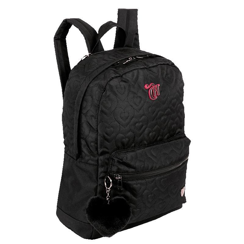 Mochila Grande Capricho Crush - Preto Preto 2
