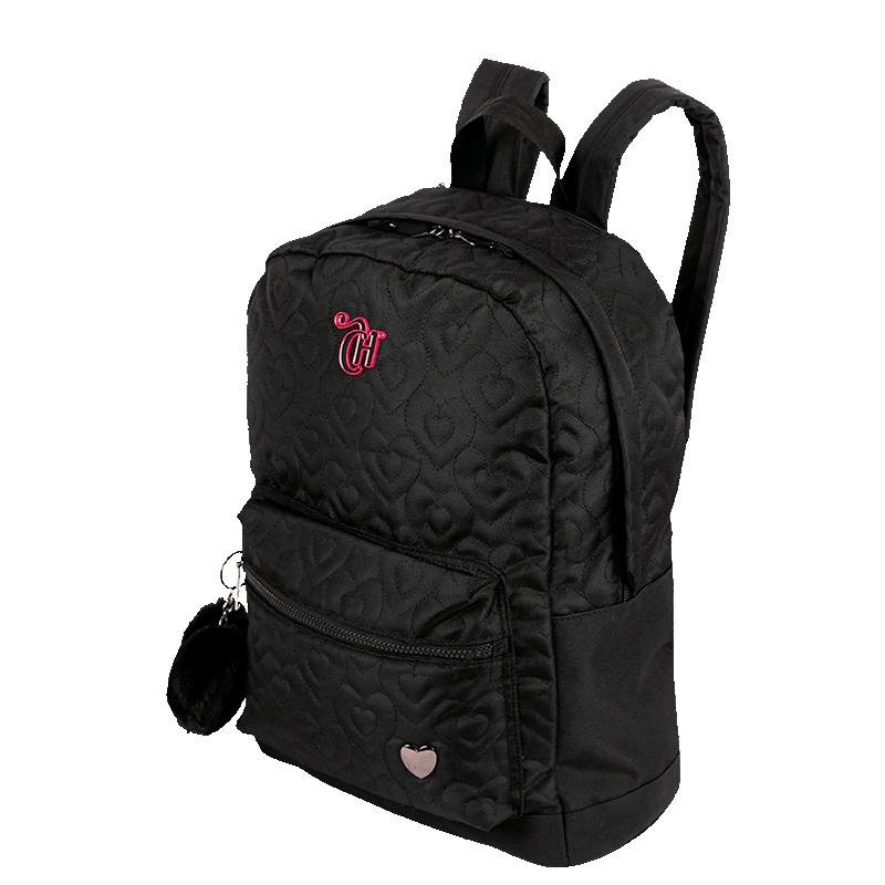 Mochila Grande Capricho Crush - Preto Preto 3
