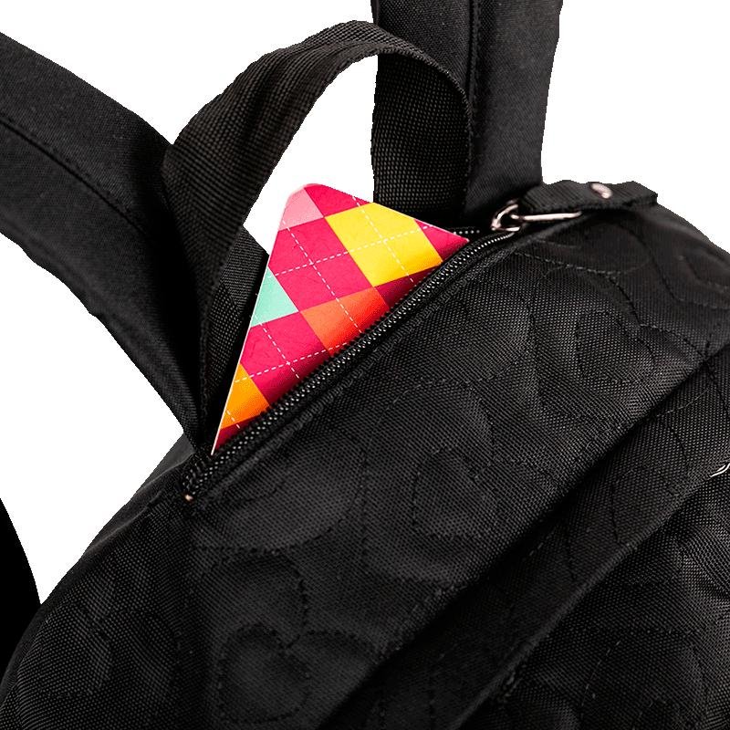 Mochila Grande Capricho Crush - Preto Preto 5