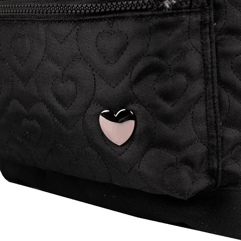 Mochila Grande Capricho Crush - Preto Preto 6