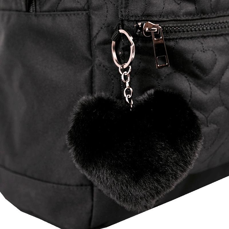 Mochila Grande Capricho Crush - Preto Preto 7