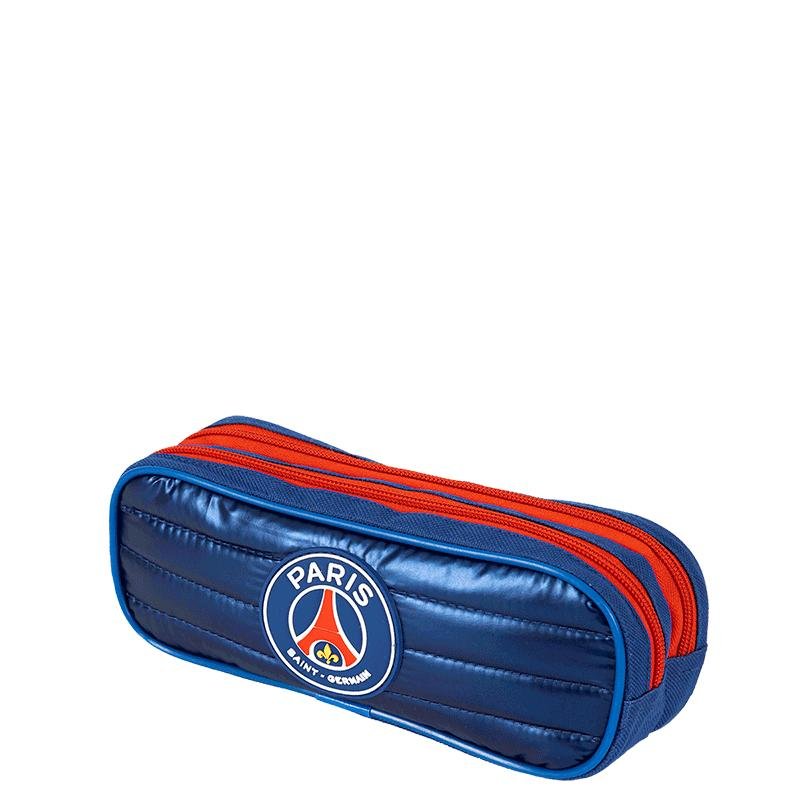 Estojo 2 Compartimentos PSG Plus Stripes - Colorido Azul 3