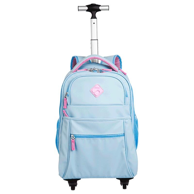 Mochila Carrinho com 4 Rodas Sestini Rolling Hydroblock Sky - Azul