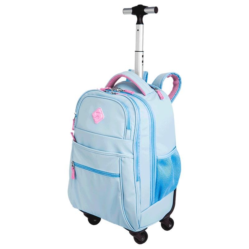 Mochila Carrinho com 4 Rodas Sestini Rolling Hydroblock Sky - Azul Azul 3