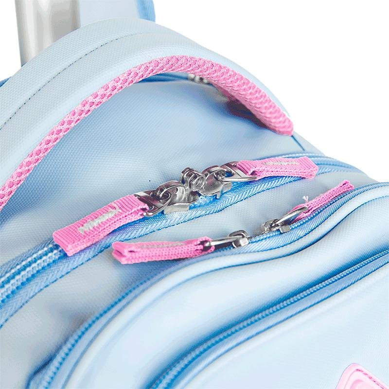 Mochila Carrinho com 4 Rodas Sestini Rolling Hydroblock Sky - Azul Azul 6