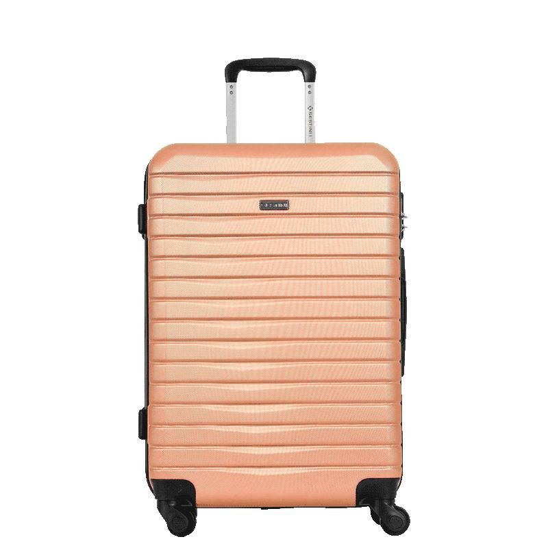 Mala Média Rígida com Rodas 360° Deluxe - Dourado