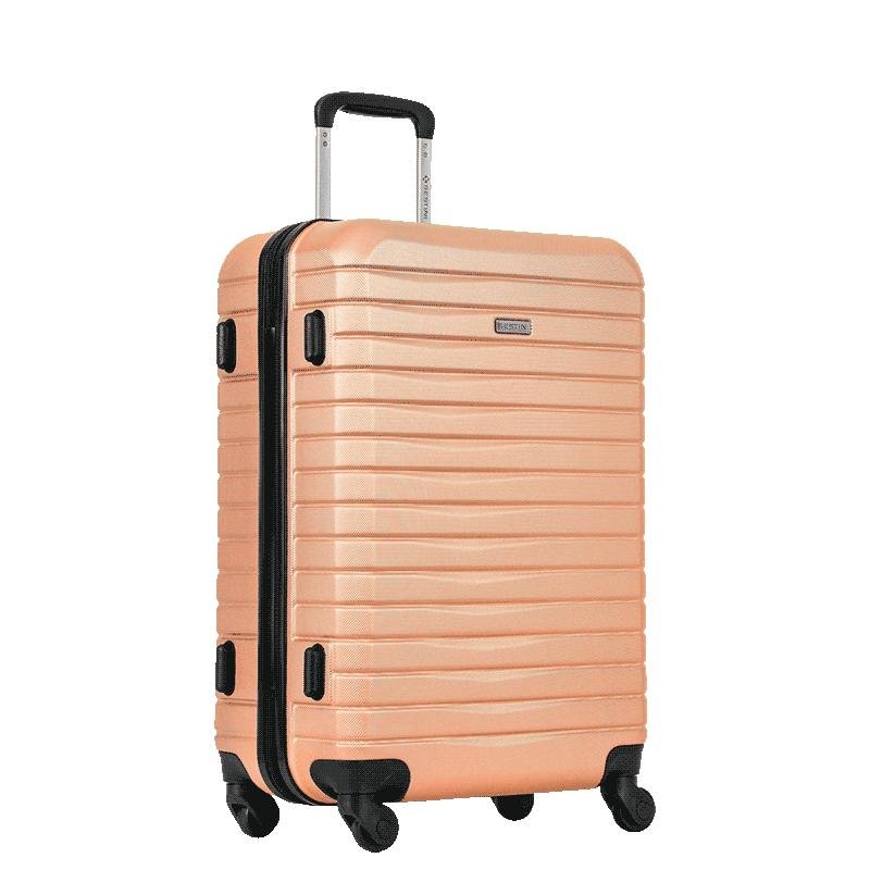 Mala Média Rígida com Rodas 360° Deluxe - Dourado Dourado 2