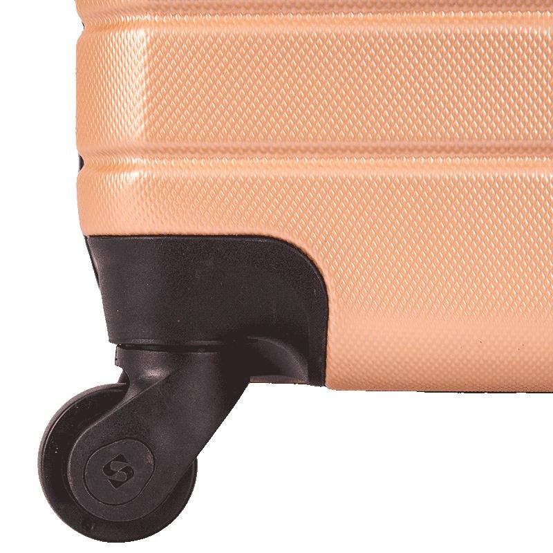 Mala Média Rígida com Rodas 360° Deluxe - Dourado Dourado 11