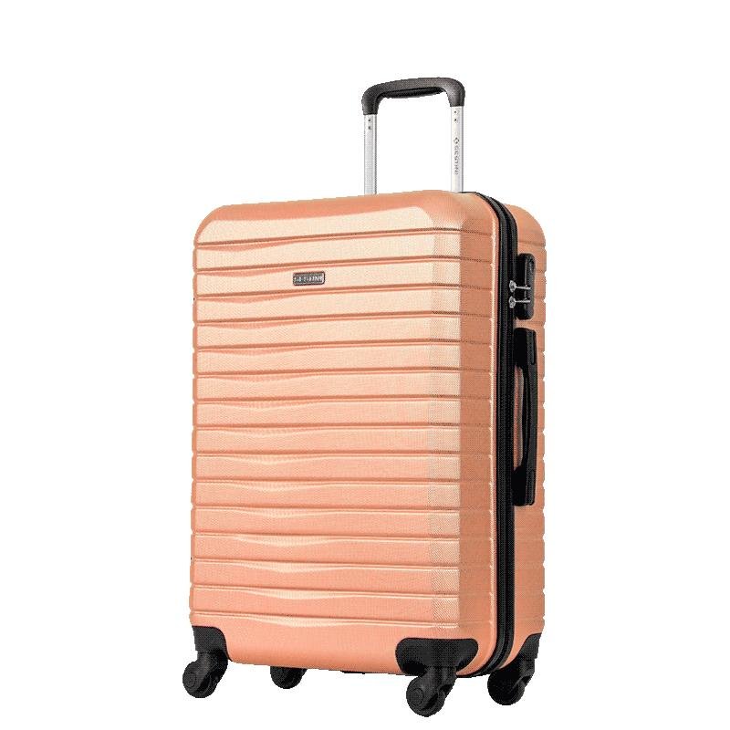 Mala Média Rígida com Rodas 360° Deluxe - Dourado Dourado 3