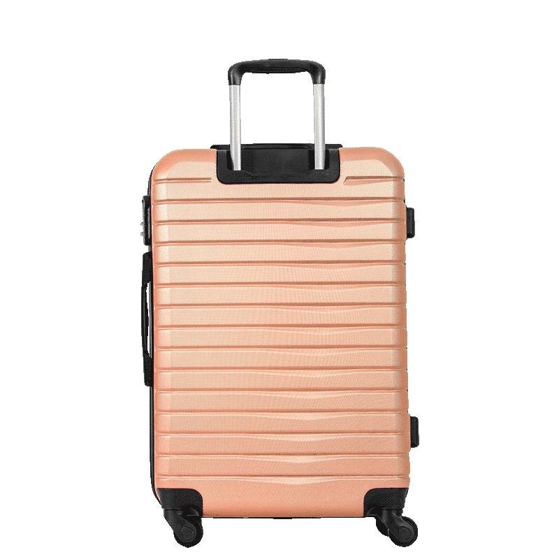 Mala Média Rígida com Rodas 360° Deluxe - Dourado Dourado 4