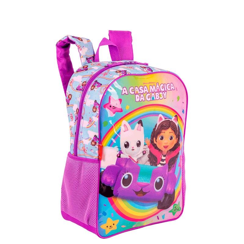 Mochila Grande Gabby Rainbows - Colorido Roxo 2