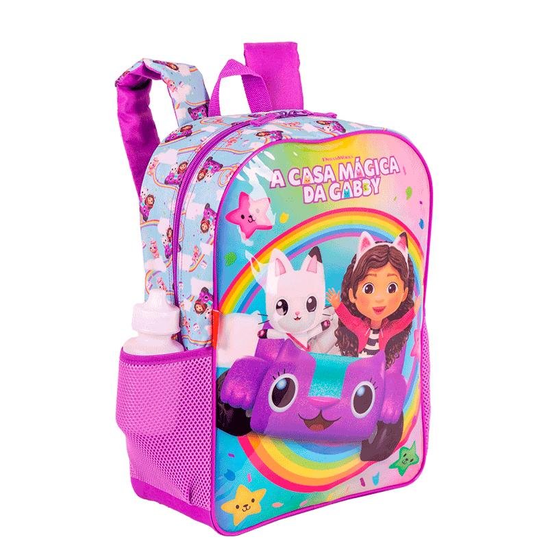 Mochila Grande Gabby Rainbows - Colorido Roxo 5