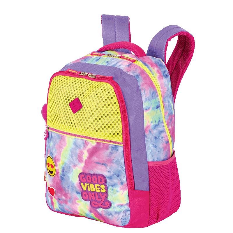 Mochila Grande Sestini Good Vibes - Colorido Multicores 3