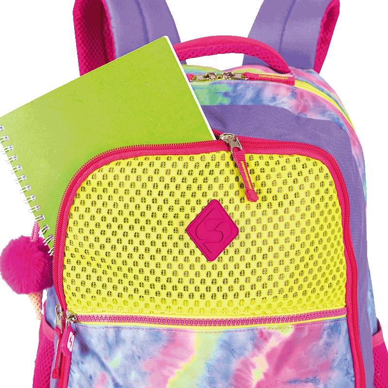 Mochila Grande Sestini Good Vibes - Colorido Multicores 10