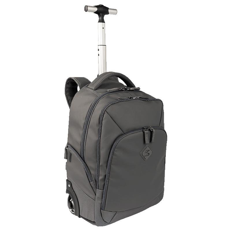 Mochila Carrinho 2 Compartimentos Sestini Rolling Hydroblock Cinza - Chumbo Cinza 2