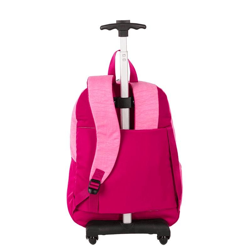 Mochila Carrinho Externo Sestini Rolling Crinkle 2 Double Rosa - Pink Rosa 4