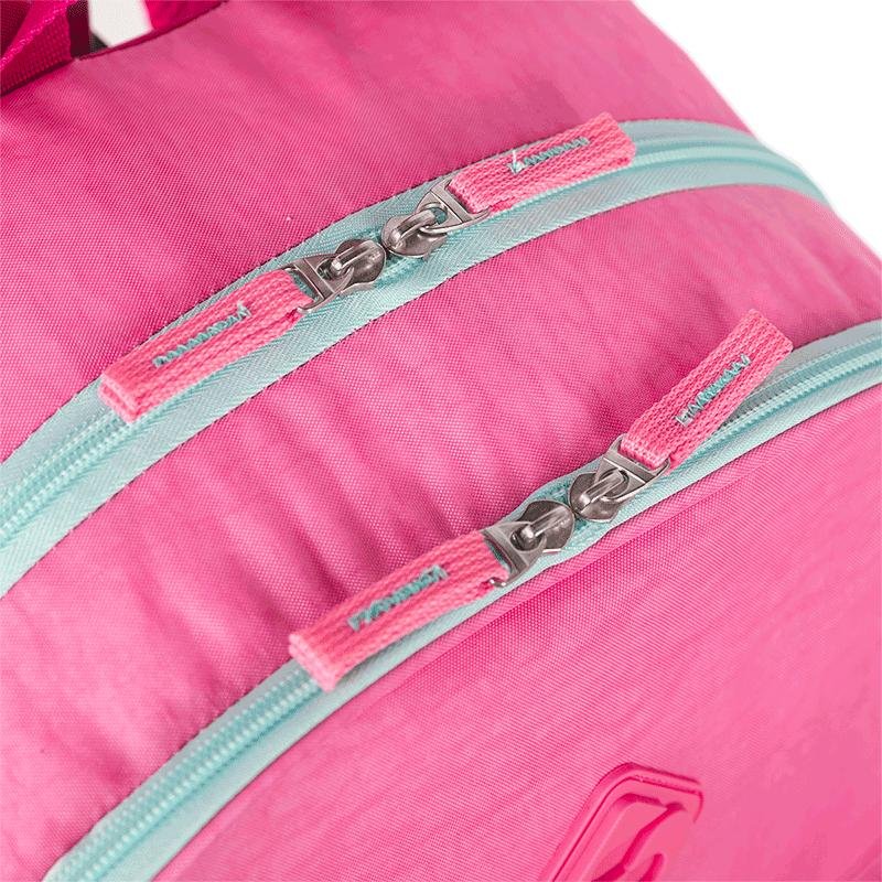 Mochila Carrinho Externo Sestini Rolling Crinkle 2 Double Rosa - Pink Rosa 6