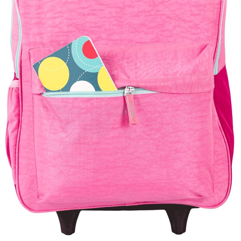 Mochila Carrinho Externo Sestini Rolling Crinkle 2 Double Rosa - Pink Rosa 8