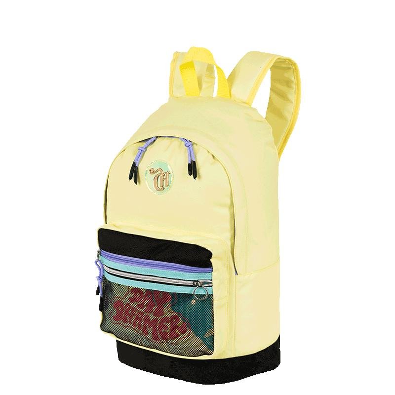 Mochila Grande Capricho Candy Popcorn - Amarelo Amarelo 3
