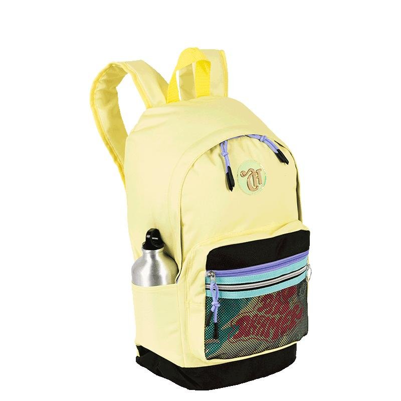 Mochila Grande Capricho Candy Popcorn - Amarelo Amarelo 5