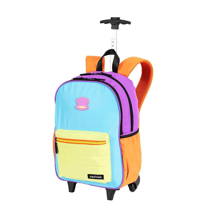Mochila Carrinho Externo Paul Frank Authentic - Orange Mix Multicores 3