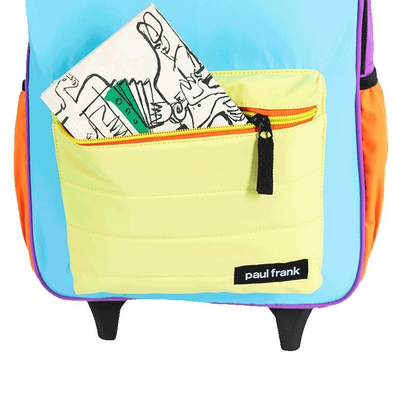 Mochila Carrinho Externo Paul Frank Authentic - Orange Mix Multicores 6