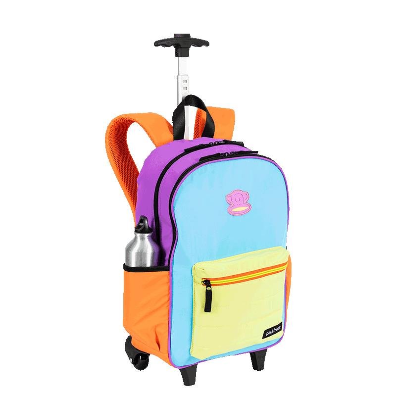 Mochila Carrinho Externo Paul Frank Authentic - Orange Mix Multicores 7