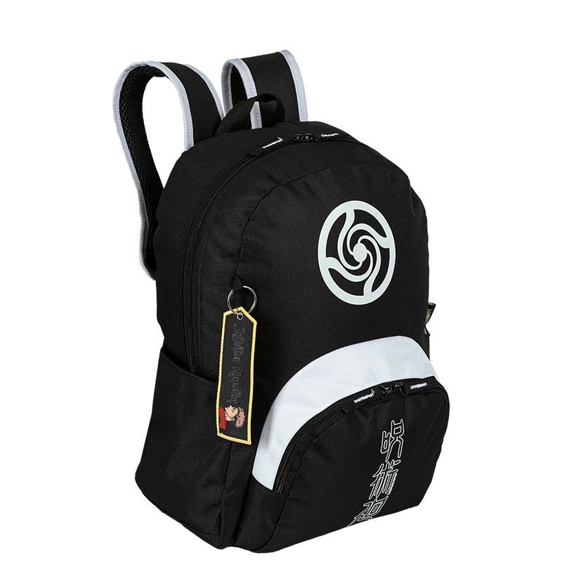 Mochila Grande Jujutsu Anime - Colorido Preto 2