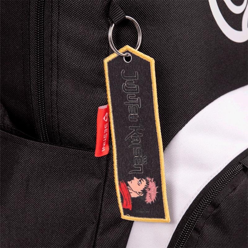 Mochila Grande Jujutsu Anime - Colorido Preto 8