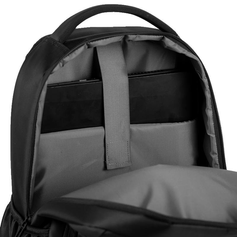 Mochila Grande 1 Compartimento Notebook 15,6 Sestini Logic - Preto Preto 8